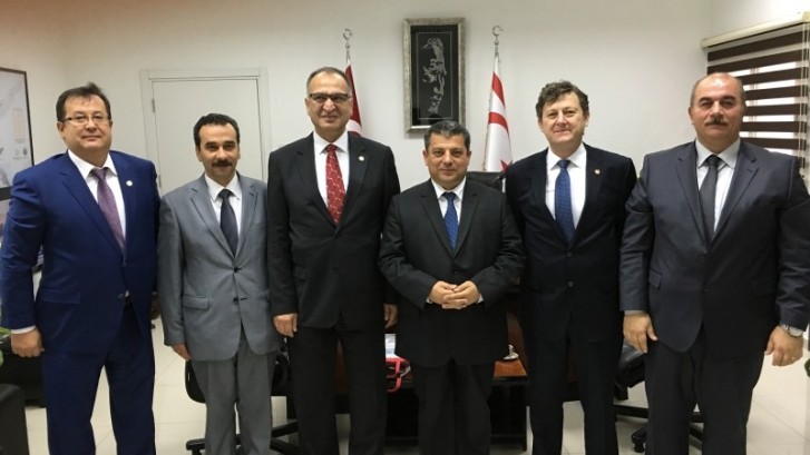 Türkiye Okul Sporları Federasyonu Kuzey Kıbrıs Türk Cumhuriyeti Milli Eğitim Bakanlığı Ziyareti