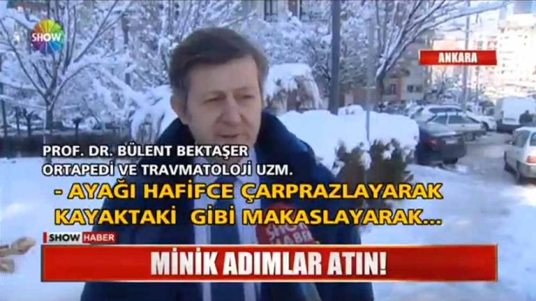Show TV Röportaj-Buzlanma Riskine Dikkat, Kar ve Buz’da Nasıl Yürünmeli